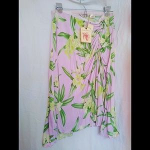 Tommy Bahama silk skirt NWT size 8/10 Medium